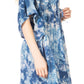 Sakkas Marcy Women's V-neck Caftan Top Tunic Dress - Perfect for Summer Boho Style & Swinging Coverup