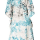 Sakkas Marcy Women's V-neck Caftan Top Tunic Dress - Perfect for Summer Boho Style & Swinging Coverup