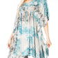 Sakkas Marcy Women's V-neck Caftan Top Tunic Dress - Perfect for Summer Boho Style & Swinging Coverup