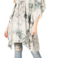 Sakkas Marcy Women's V-neck Caftan Top Tunic Dress - Perfect for Summer Boho Style & Swinging Coverup