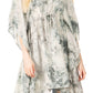 Sakkas Marcy Women's V-neck Caftan Top Tunic Dress - Perfect for Summer Boho Style & Swinging Coverup
