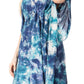 Sakkas Marcy Women's V-neck Caftan Top Tunic Dress - Perfect for Summer Boho Style & Swinging Coverup
