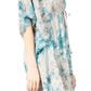 Sakkas Marcy Women's V-neck Caftan Top Tunic Dress - Perfect for Summer Boho Style & Swinging Coverup
