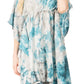 Sakkas Marcy Women's V-neck Caftan Top Tunic Dress - Perfect for Summer Boho Style & Swinging Coverup