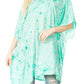 Sakkas Marcy Women's V-neck Caftan Top Tunic Dress - Perfect for Summer Boho Style & Swinging Coverup