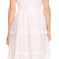 Sakkas Vestido sin mangas forrado para mujer Presta Roman con diseño de encaje bordado