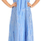 Sakkas Raquel Women's Casual Sleeveless Maxi Summer Caftan Column Dress Tie-Dye