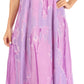Sakkas Raquel Women's Casual Sleeveless Maxi Summer Caftan Column Dress Tie-Dye
