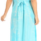 Sakkas Raquel Women's Casual Sleeveless Maxi Summer Caftan Column Dress Tie-Dye