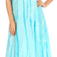 Sakkas Raquel Women's Casual Sleeveless Maxi Summer Caftan Column Dress Tie-Dye