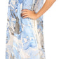 Sakkas Ilaria Women's Midi Sleeveless Casual Loose Flare Print Dress Caftan Pocket