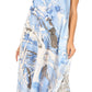 Sakkas Ilaria Women's Midi Sleeveless Casual Loose Flare Print Dress Caftan Pocket