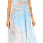 Sakkas Ilaria Women's Midi Sleeveless Casual Loose Flare Print Dress Caftan Pocket