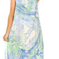 Sakkas Ilaria Women's Midi Sleeveless Casual Loose Flare Print Dress Caftan Pocket