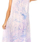 Sakkas Ilaria Women's Midi Sleeveless Casual Loose Flare Print Dress Caftan Pocket