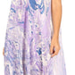 Sakkas Ilaria Women's Midi Sleeveless Casual Loose Flare Print Dress Caftan Pocket