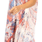 Sakkas Ilaria Women's Midi Sleeveless Casual Loose Flare Print Dress Caftan Pocket
