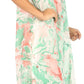 Sakkas Ilaria Women's Midi Sleeveless Casual Loose Flare Print Dress Caftan Pocket