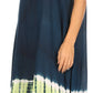 Sakkas Ilaria Women's Midi Sleeveless Casual Loose Flare Print Dress Caftan Pocket
