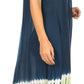 Sakkas Ilaria Women's Midi Sleeveless Casual Loose Flare Print Dress Caftan Pocket