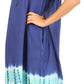 Sakkas Ilaria Women's Midi Sleeveless Casual Loose Flare Print Dress Caftan Pocket