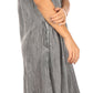 Sakkas Ilaria Women's Midi Sleeveless Casual Loose Flare Print Dress Caftan Pocket