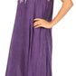 Sakkas Ilaria Women's Midi Sleeveless Casual Loose Flare Print Dress Caftan Pocket