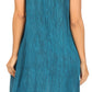 Sakkas Ilaria Women's Midi Sleeveless Casual Loose Flare Print Dress Caftan Pocket