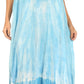 Sakkas Leonor Women's Maxi Sleeveless Tank Long Print Dress with Pockets and Ties