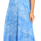 Sakkas Leonor Women's Maxi Sleeveless Tank Long Print Dress with Pockets and Ties