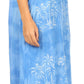 Sakkas Leonor Women's Maxi Sleeveless Tank Long Print Dress with Pockets and Ties