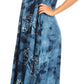 Sakkas Leonor Women's Maxi Sleeveless Tank Long Print Dress with Pockets and Ties