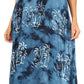 Sakkas Leonor Women's Maxi Sleeveless Tank Long Print Dress with Pockets and Ties