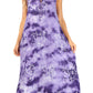 Sakkas Leonor Women's Maxi Sleeveless Tank Long Print Dress with Pockets and Ties