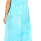 Sakkas Leonor Women's Maxi Sleeveless Tank Long Print Dress with Pockets and Ties