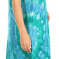 Sakkas Trila Women's Casual Summer Lace Boho Short Sleeve Midi Loose Dress Flowy