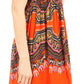 Sakkas Darcia Women's Casual Summer Cocktail Elastic Stretchy Dashiki Print Dress