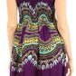 Sakkas Darcia Women's Casual Summer Cocktail Elastic Stretchy Dashiki Print Dress