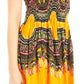 Sakkas Darcia Women's Casual Summer Cocktail Elastic Stretchy Dashiki Print Dress