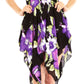 Sakkas Svana Women's V-neck Spaghetti Strap Floral Print Summer Casual Short Dress