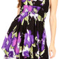 Sakkas Svana Women's V-neck Spaghetti Strap Floral Print Summer Casual Short Dress
