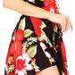 Sakkas Svana Women's V-neck Spaghetti Strap Floral Print Summer Casual Short Dress