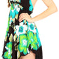 Sakkas Svana Women's V-neck Spaghetti Strap Floral Print Summer Casual Short Dress