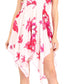 Sakkas Svana Women's V-neck Spaghetti Strap Floral Print Summer Casual Short Dress