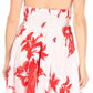 Sakkas Svana Women's V-neck Spaghetti Strap Floral Print Summer Casual Short Dress
