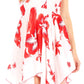 Sakkas Svana Women's V-neck Spaghetti Strap Floral Print Summer Casual Short Dress