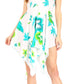 Sakkas Svana Women's V-neck Spaghetti Strap Floral Print Summer Casual Short Dress