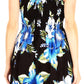 Sakkas Murni Women's Casual Summer Cocktail Elastic Stretchy Floral Print Dress