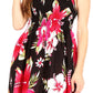 Sakkas Murni Women's Casual Summer Cocktail Elastic Stretchy Floral Print Dress