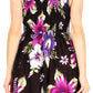 Sakkas Murni Women's Casual Summer Cocktail Elastic Stretchy Floral Print Dress